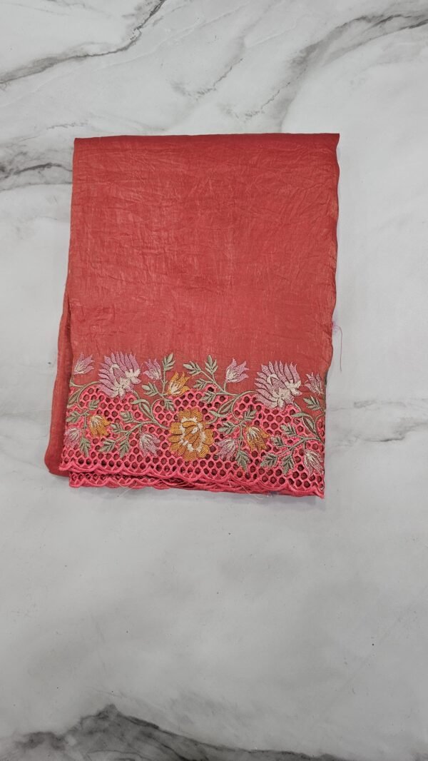 Crushed Organza sarees -SRS 20007 - Image 3