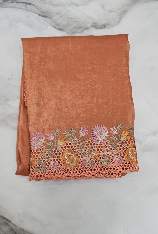 Crushed Organza sarees -SRS 20007 - Image 7
