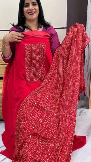 Fox Georgette - Unstitched Material
