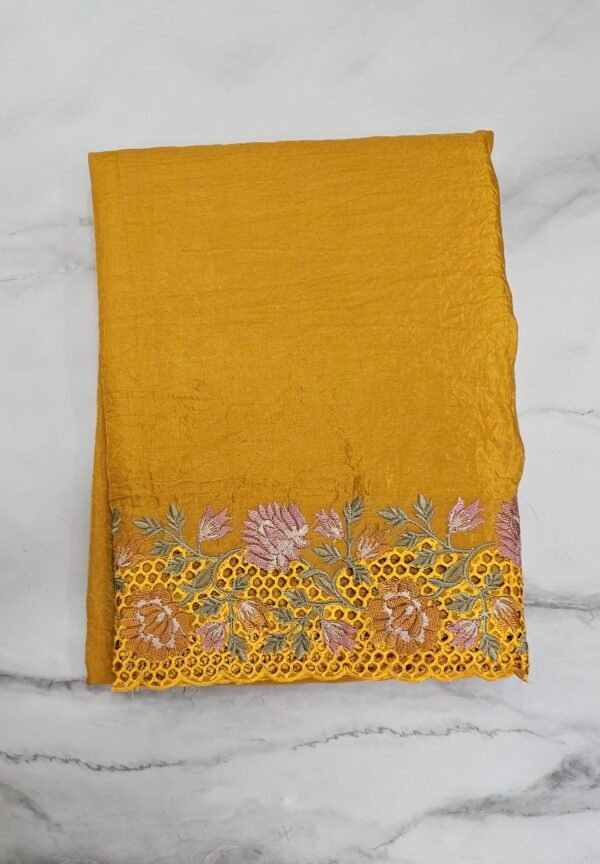 Crushed Organza sarees -SRS 20007 - Image 6