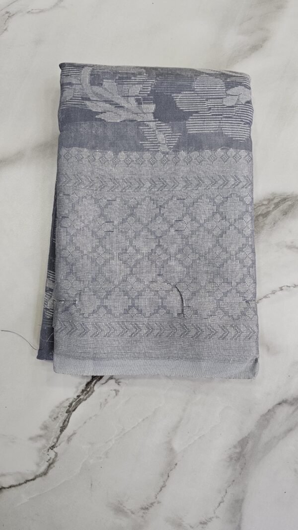 Jackard Cotton sarees -SRS 10007 - Image 2