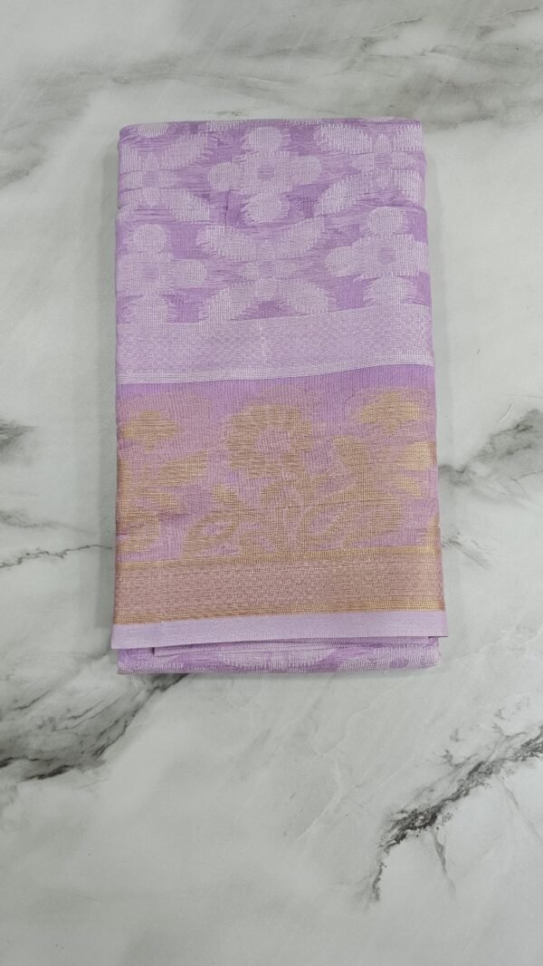 Jackard Cotton sarees -SRS 10007 - Image 5