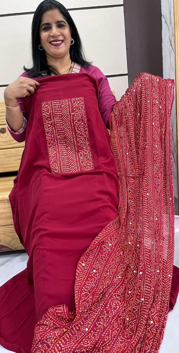 Fox Georgette - Unstitched Material - Image 3