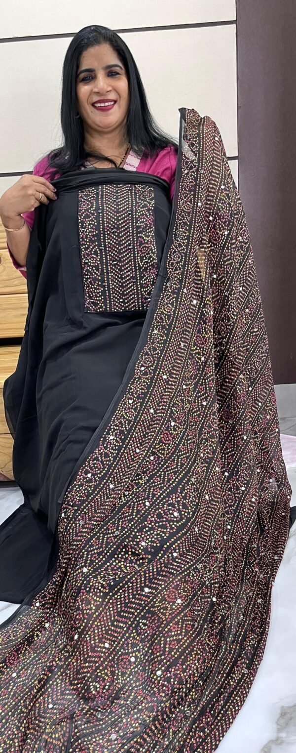 Fox Georgette - Unstitched Material - Image 4