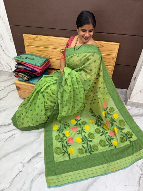 Tussur Chanderi Silk Sarees -SRS 4007