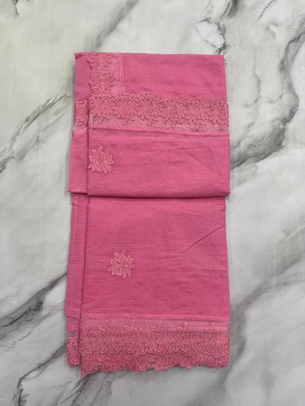 Saree   with lace Border -Srs 10009 - Image 3