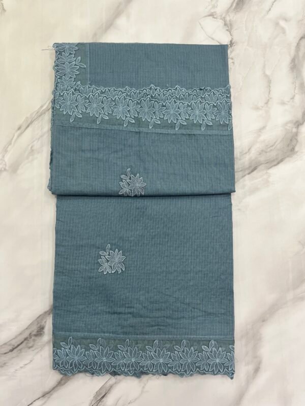 Saree   with lace Border -Srs 10009 - Image 4