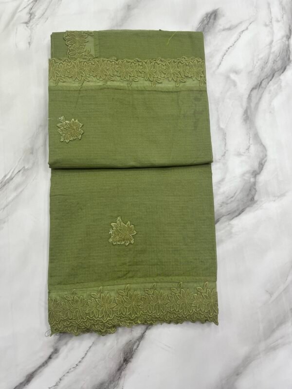 Saree   with lace Border -Srs 10009 - Image 5