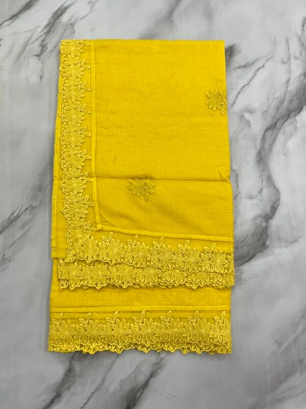 Saree   with lace Border -Srs 10009 - Image 6