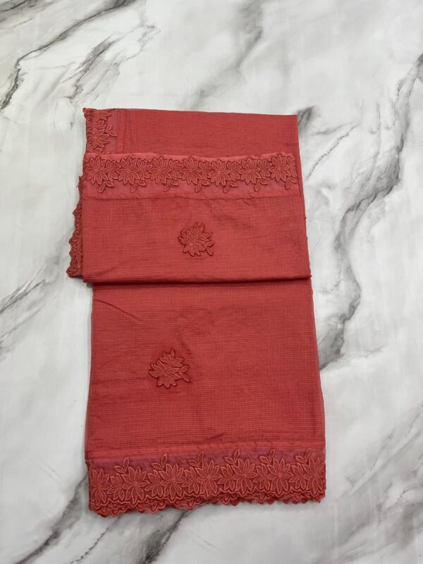 Saree   with lace Border -Srs 10009 - Image 7