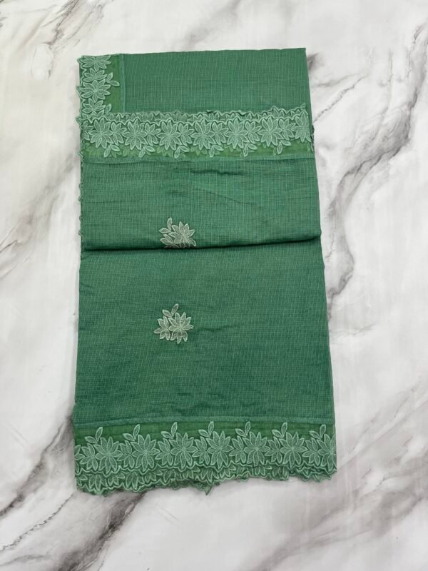 Saree   with lace Border -Srs 10009 - Image 8