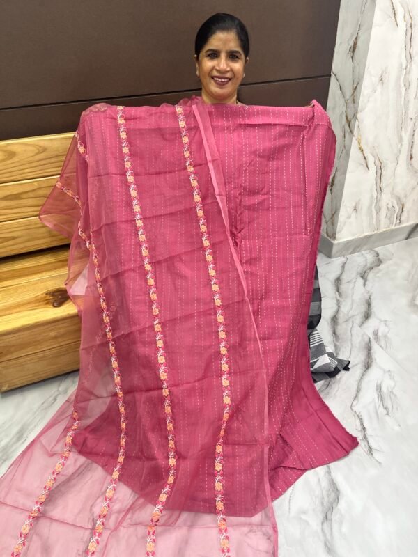 Soft Silk Unstiched Material-Us 40004 - Image 2