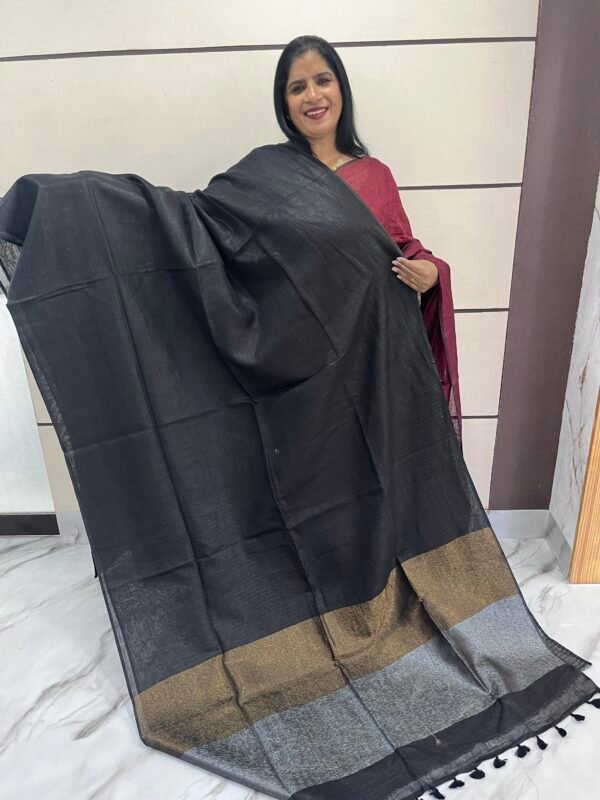 Pure Linen Sarees -SRS -10016