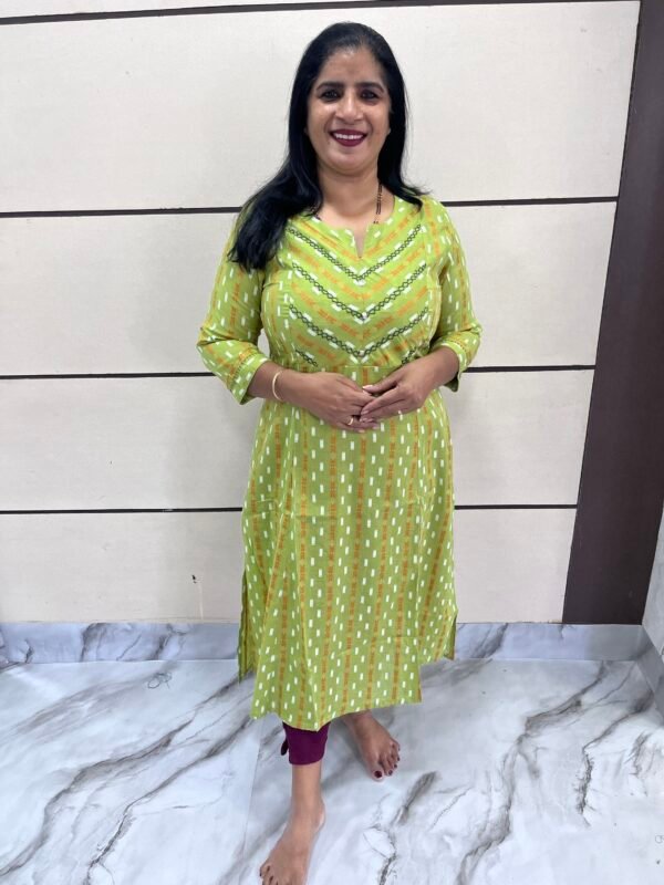 Handloom Cotton Kurtie -20010
