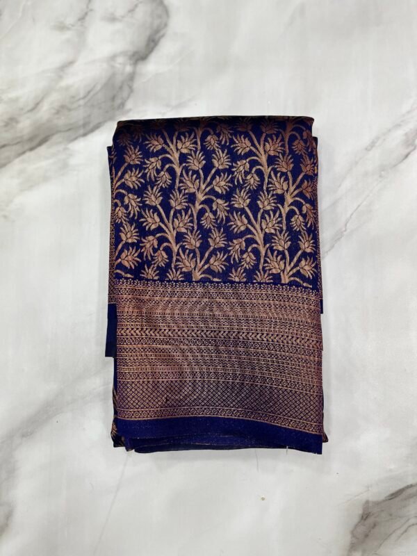Semi silk Sarees -SRS 4002 - Image 5