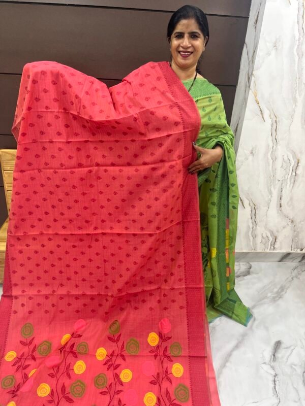 Tussur Chanderi Silk Sarees -SRS 4007 - Image 4