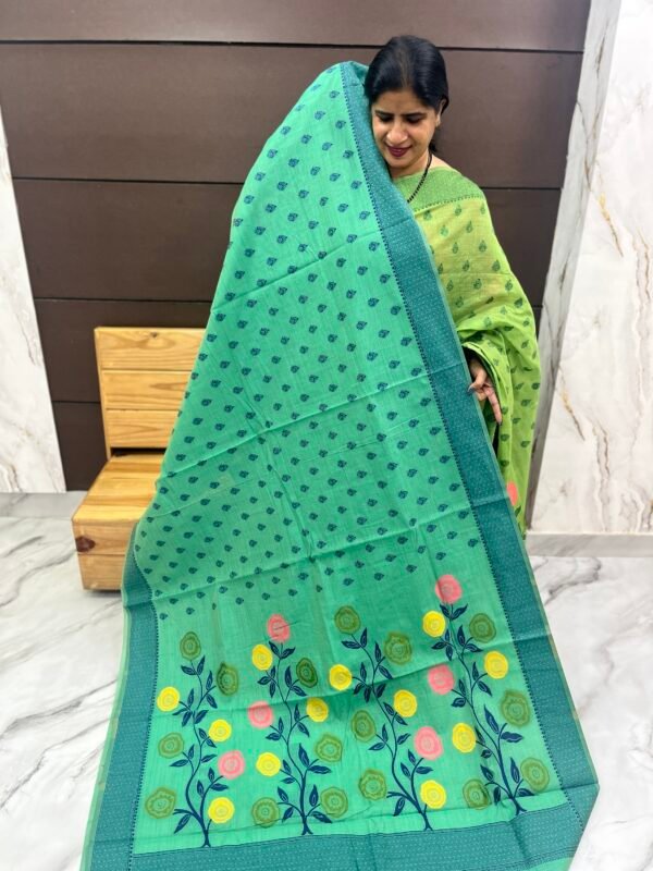 Tussur Chanderi Silk Sarees -SRS 4007 - Image 2