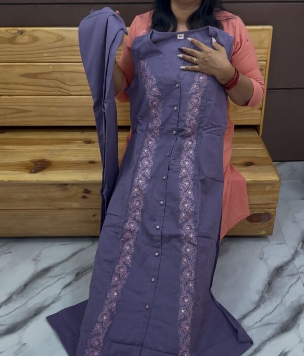 Pure cotton co-ord set - Image 4