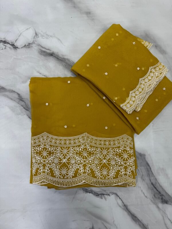 Crape silk Unstiched suit set-Us009988 - Image 3