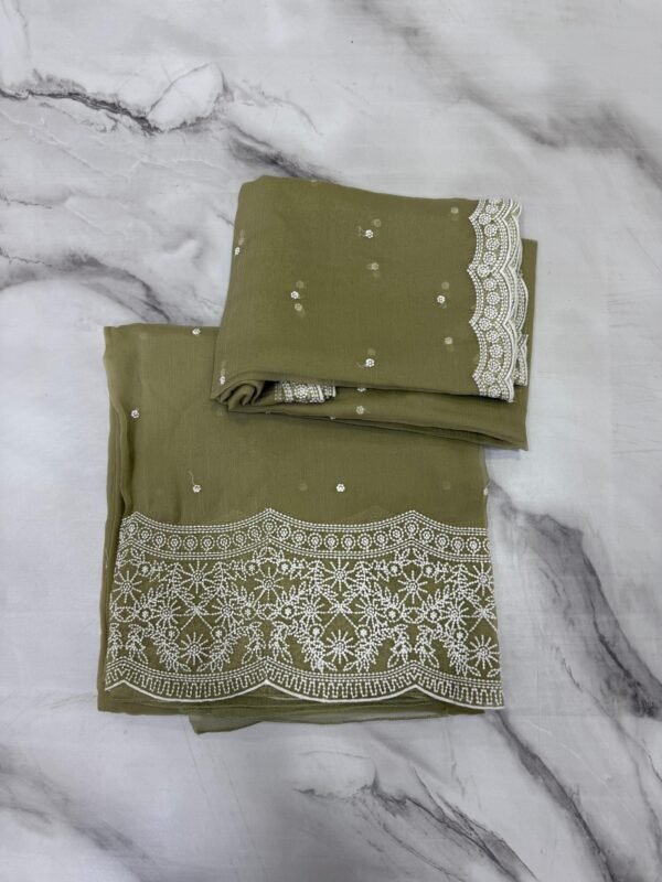 Crape silk Unstiched suit set-Us009988 - Image 4