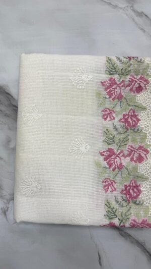 Moonga check cotta sarees-SRS9995