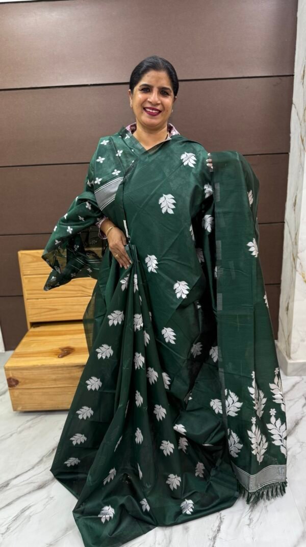 Semi silk sarees-SRS2009