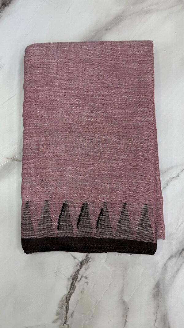 Khadhi linen sarees-SRS 10101 - Image 2