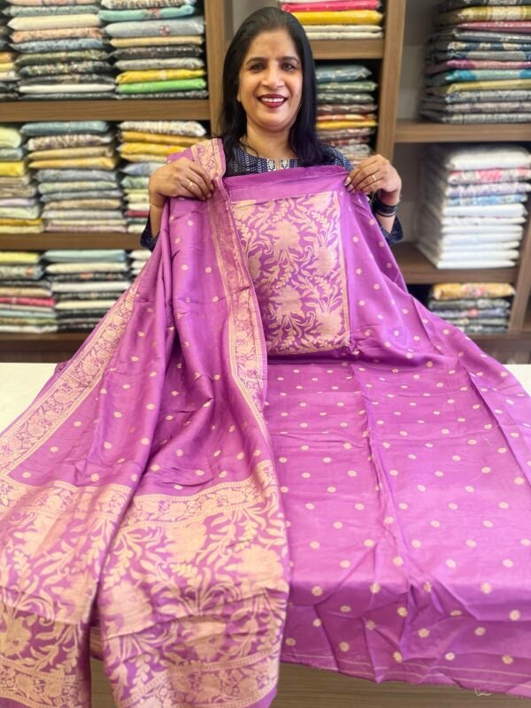 Unstitched Banarasi Suit Set -Us 5550