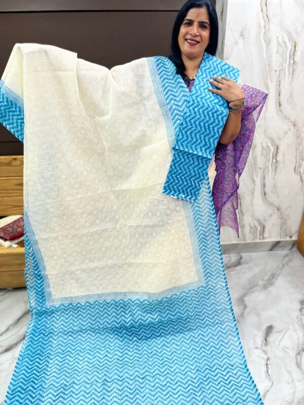 Pure Thepchi Cotta Sarees  -SRS 5050 - Image 3