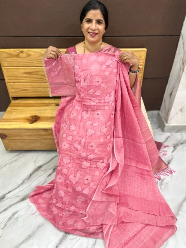 Unstitched Cotta Material Suit set-Us 0707