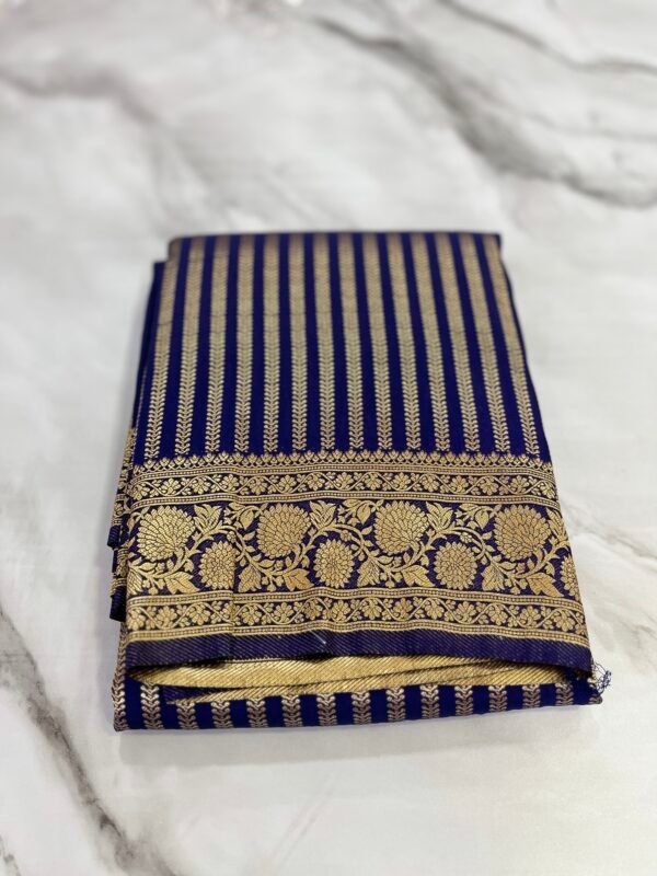Banarasi silk saree with kanchipuram weaves-SRS 0202 - Image 2