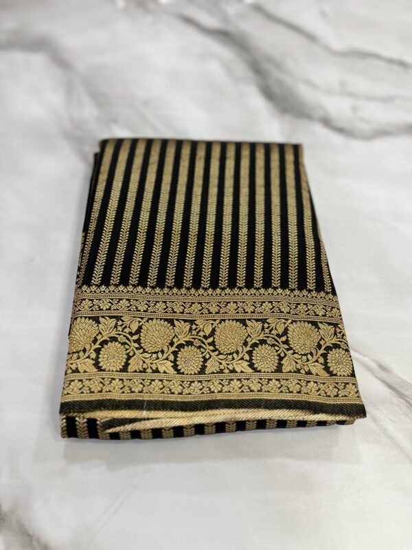Banarasi silk saree with kanchipuram weaves-SRS 0202 - Image 5
