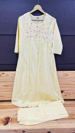 Soft mull cotton co-ord set 0033