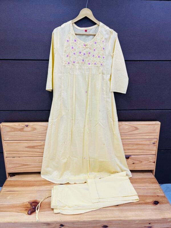 Soft mull cotton co-ord set 0033