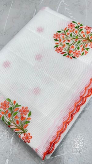 White mooga check cotta-srs789