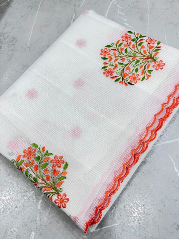 White mooga check cotta-srs789