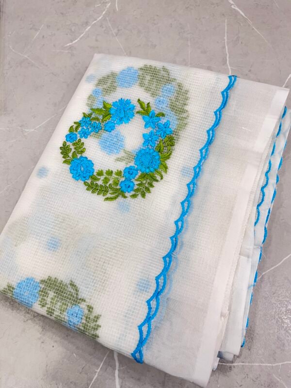 White mooga check cotta-srs3456 - Image 3