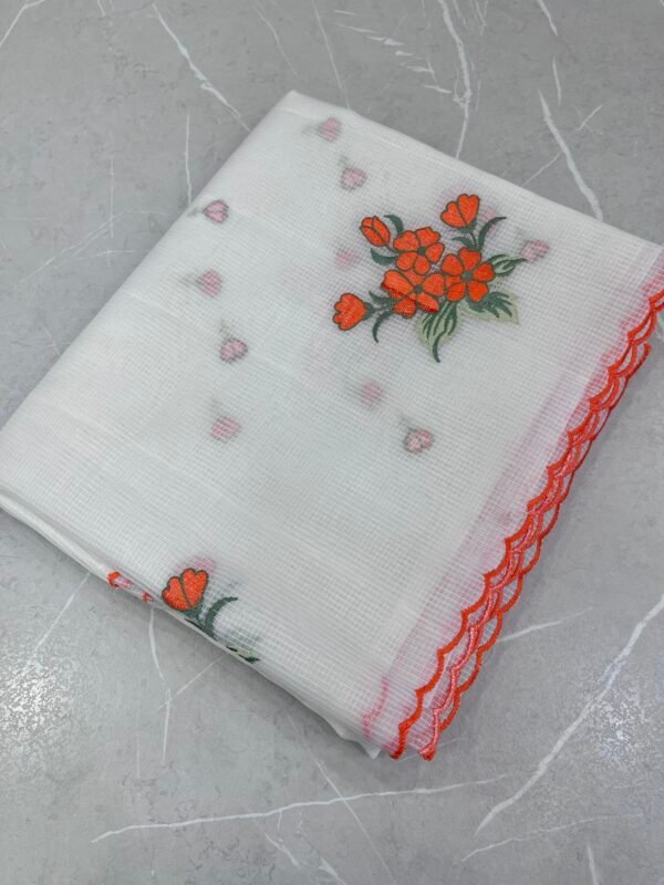 Moonga check cotta Sarees -SRS5432