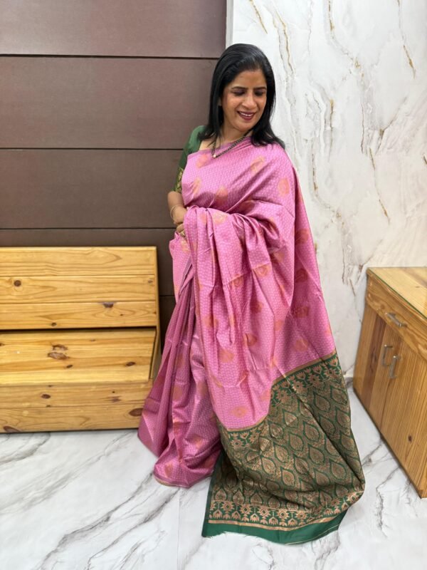 Semi silk sarees-SRS5479