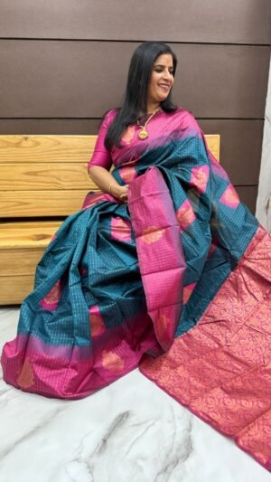 Semi silk sarees -SRS-7656