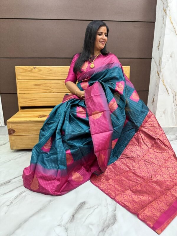 Semi silk sarees -SRS-7656