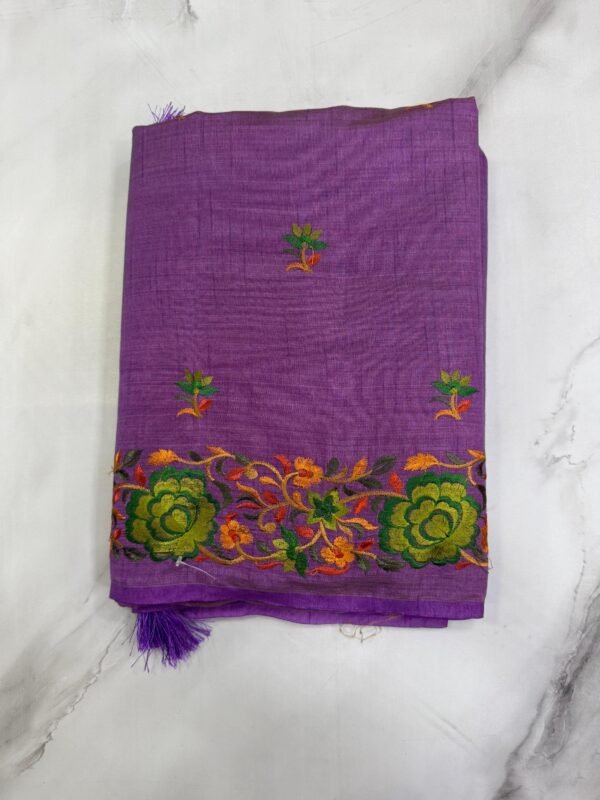 Semi tassur sarees -SRS001188 - Image 5