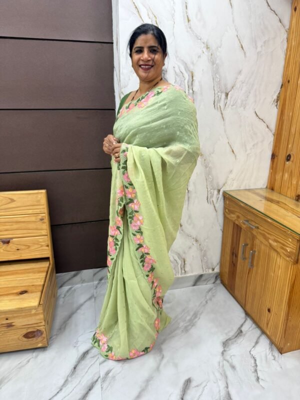 Crape chiffon sarees-SRS010192