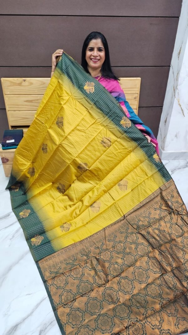 Semi silk sarees -SRS-7656 - Image 3
