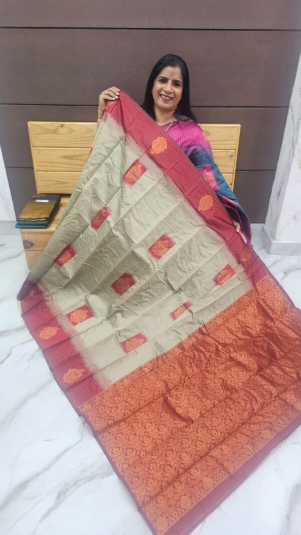 Semi silk sarees -SRS-7656 - Image 2