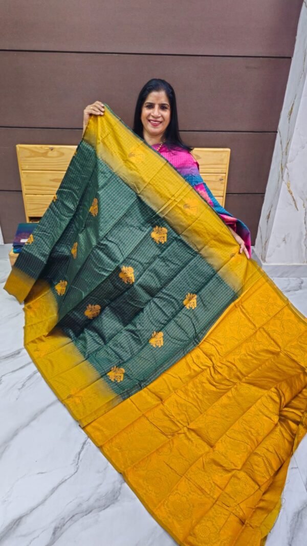 Semi silk sarees -SRS-7656 - Image 4