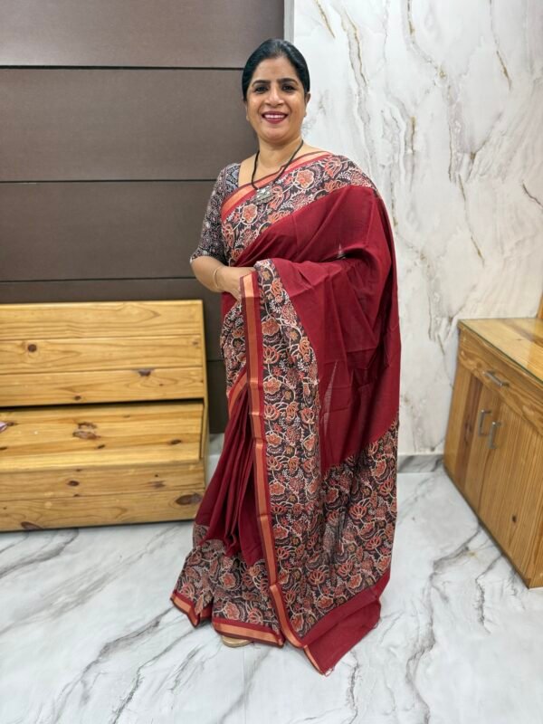 Silk chanderi sarees -SRS00567 - Image 4