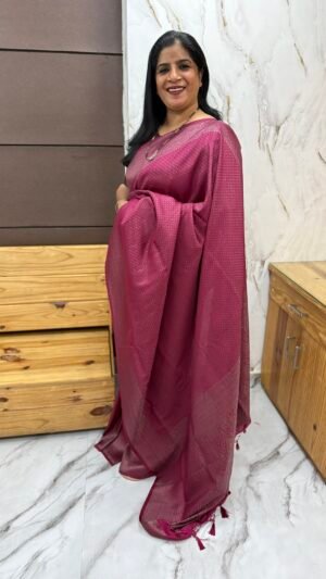 Banarasi tissue silk saree-SRS9101