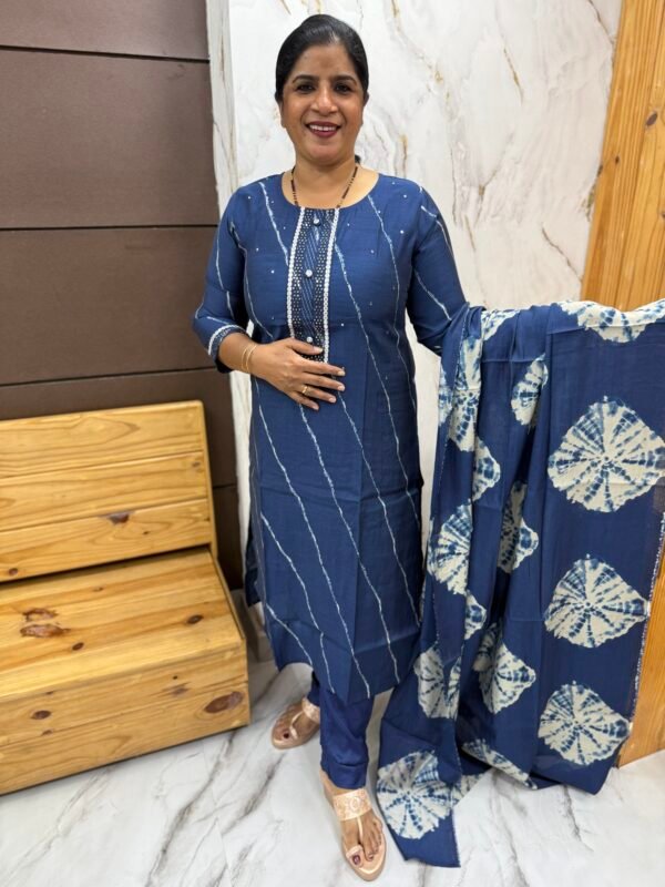 Muslin silk Ready to Wear-Rtw101918 - Image 3