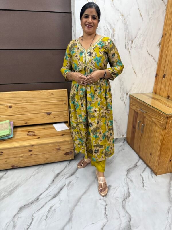 Muslin silk co-ord set-90978